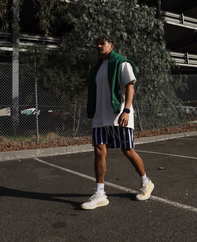 IIKANJI Double Mesh - Blue & White