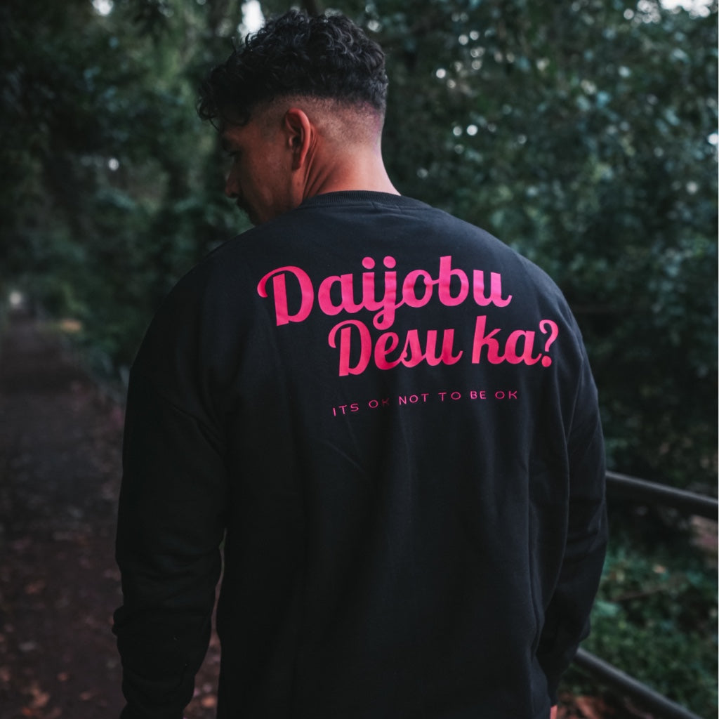 Daijobu Desu Ka? Sweater - Black